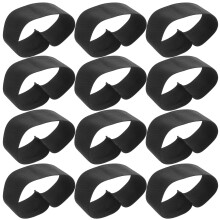 15Pz Bracciali Funebri in Tessuto Nero Regolabile Per Omaggi E Ricordi
