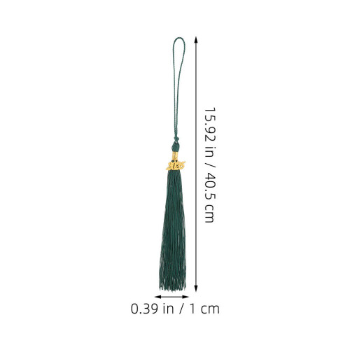 8Pièces Décorations Vert En Polyester Pendentif Métal 1