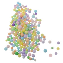 Contas De Espuma Coloridas 4-6 Mm, 100 G, Para Artesanato E Decoração