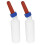 mamadeiras 500 ml c/ silicone p/ bezerros, cordeiros e cabras - 2 un 11