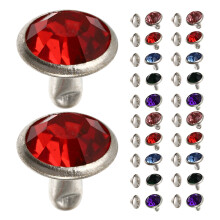 100 unid. rebites coloridos strass para bolsas, , roupas, artesanato