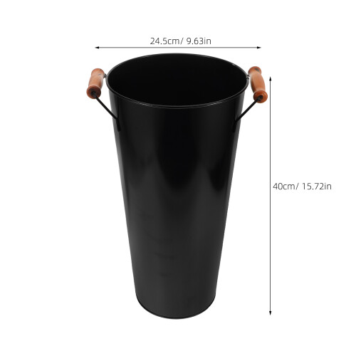 Seau en 40 cm porte-bûches intérieur en 1