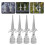 6pcs heavy duty fence finials for outdoor deck railing posts 9