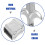 6pcs heavy duty fence finials for outdoor deck railing posts 6