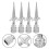 6pcs heavy duty fence finials for outdoor deck railing posts 11