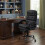 Living And Home Ergonomic High Back Office Chair with Footrest 1