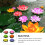 6 pcs simulation lotus decoration for pond or dance props 11