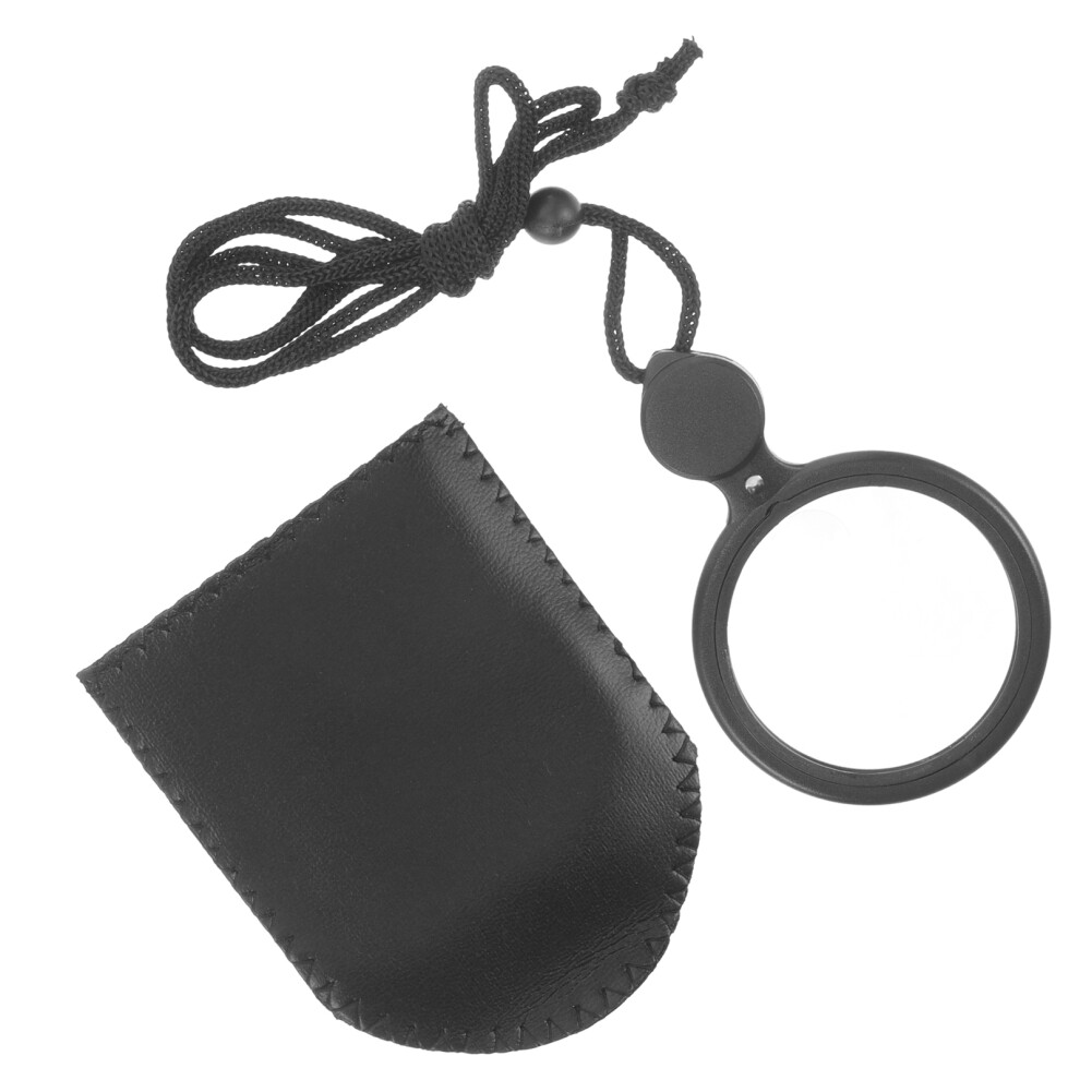 Villcase Handheld Magnifier With Light, Neck Hanging, Portable For Reading