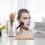 wooden base desktop acrylic makeup mirror dorm decor 10