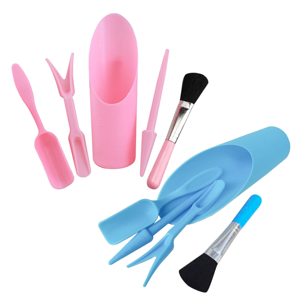 succulent gardening tool set with trowel, digger, bucket, spoon, brush-image-OPC-PKKK6CR-NEW