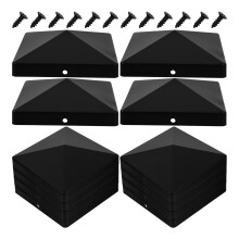 12 pcs plastic fence post caps covers protectors