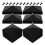 12 pcs plastic fence post caps covers protectors 1