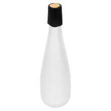 1Pc Durable White Ceramic Frosted Wine Bottle for Homemade Fruit Wine