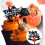 5 pcs halloween cake insert cards festive decoration 6