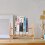 bamboo book rack reading holder kitchen recipe stand desktop organizer 6