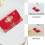 2 envelopes vermelhos chineses para dinheiro, e festas 8