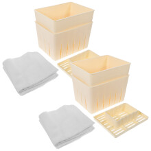 1Set Tofu Press Mold: Plastic Diy Kit For Cheese And Soybean Curd