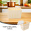 1Set Tofu Press Mold: Plastic Diy Kit For Cheese And Soybean Curd 6