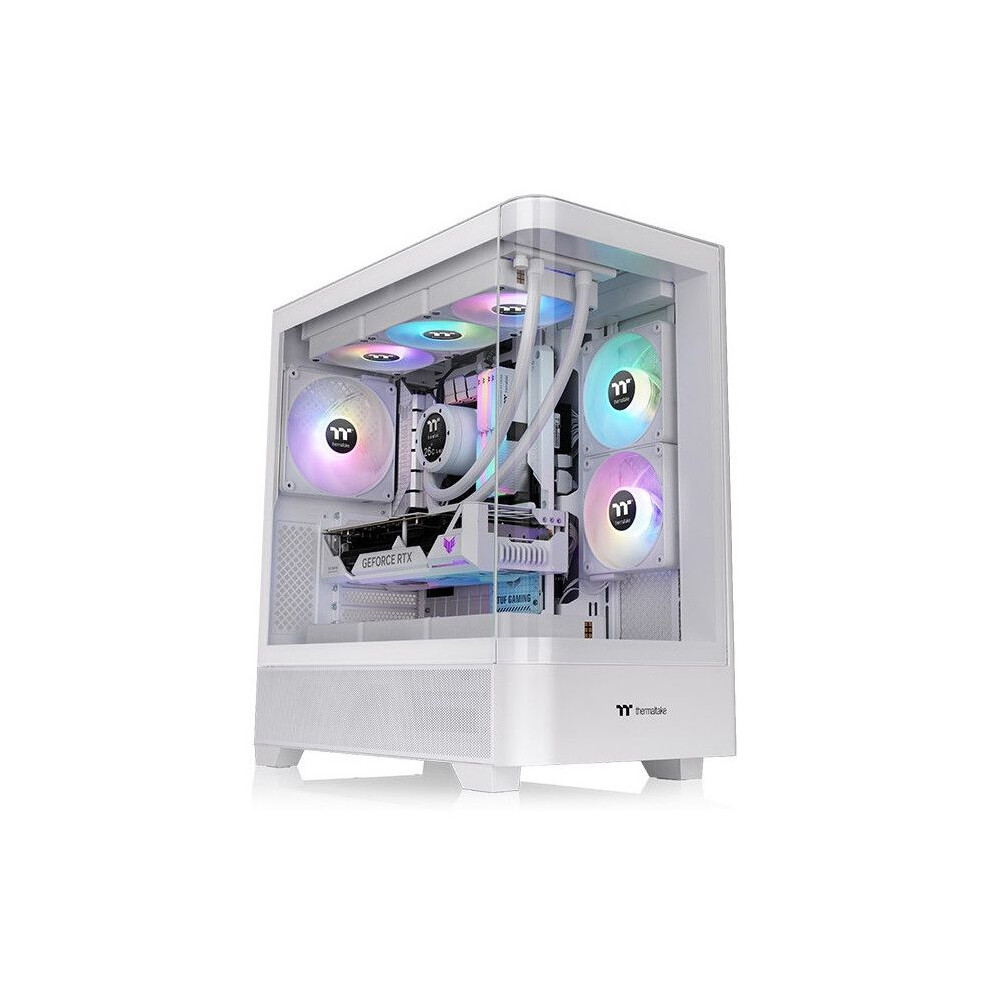 Thermaltake Midi View 290 Snow White (ATX, mATX, Mini-ITX), PC Gehäuse, Weiss - Bild 8
