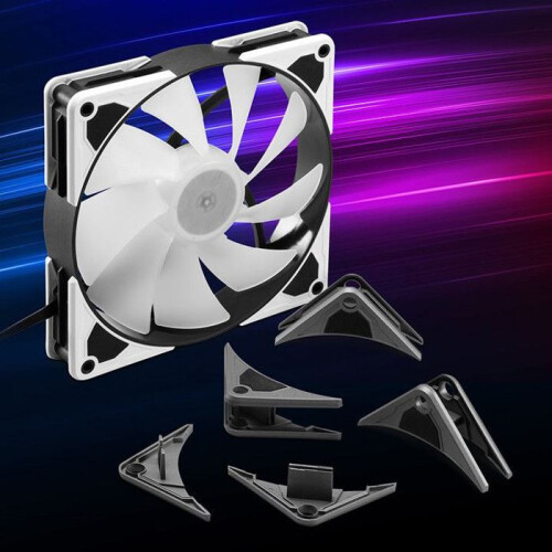 Sharkoon A40 Dissipatore d'Aria RGB Bianco Silenzioso per PC
