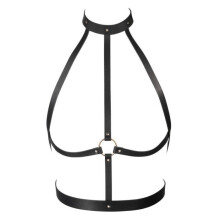 Arnés de cuero - BDSM - Negro - Ajustable - Confortable - Para adultos