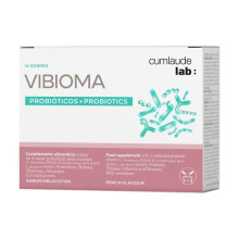 CUMLAUDE LAB - Vibioma (probiotiques bien-être intime) 14 sachets de 3g (Pêche)
