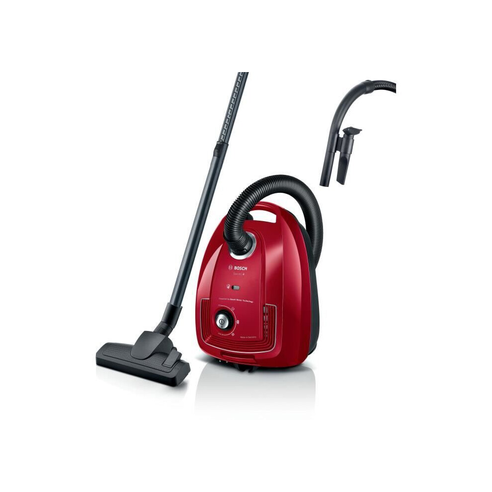 Bosch Vacuum Cleaner With Bag Gl38 - 600 W - 79 Db - Hepa - 10M - 4 L Bag - Power Variator