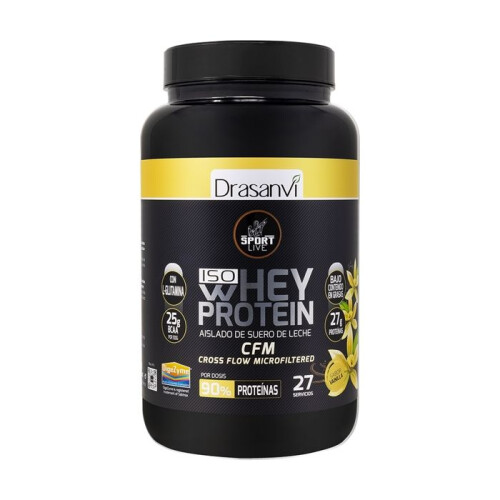 DRASANVI - Whey Protein Isolate (vanilla flavor) 800 g (Vanilla)