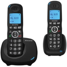 Teléfono inalámbrico - ALCATEL - Dect Xl535 Duo - Negro - DECT - Uso doméstico