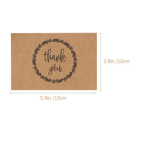 20 pcs thanksgiving greeting folded thank-you note 1