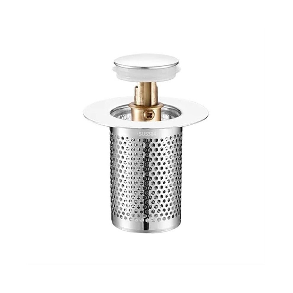 Kitchen Sink Drain Strainer, Copper Short Anti-Clogging Stopper, Durable Kitchen Sink Strainer, Fits Most Standard Drains 9354506784010