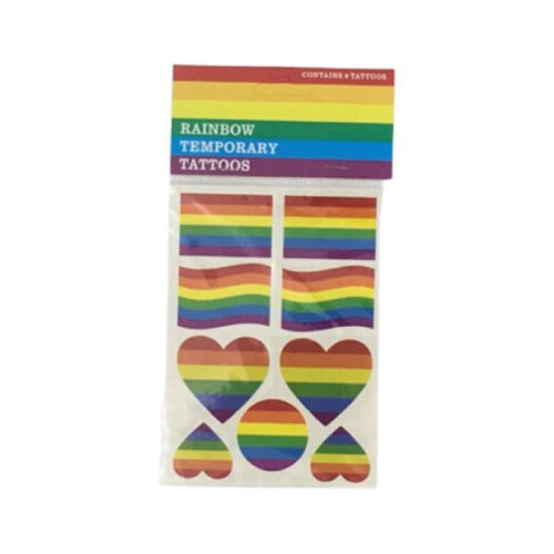 Pride Tattoos - PRIDE - LGBT Flag - Erotic - Fun - Party