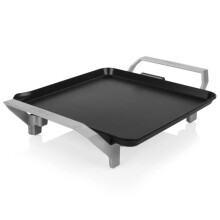 Grill da tavolo elettrico Princess Chef Premium - Nero e argento - Piastra riscaldante teppanyaki - 1500 W