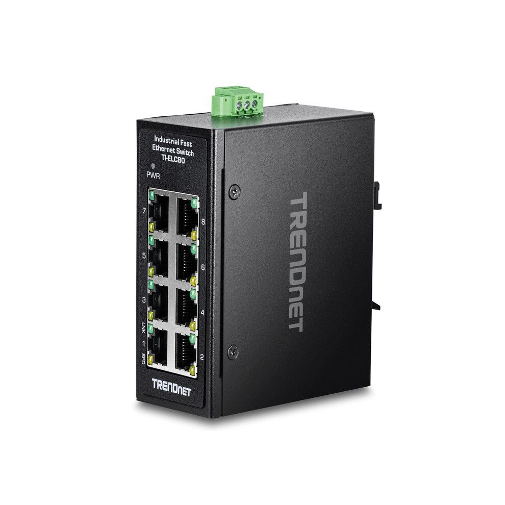 Trendnet TI-ELC80, Unmanaged, Fast Ethernet (10/100), Vollduplex, Wandmontage - Image 5