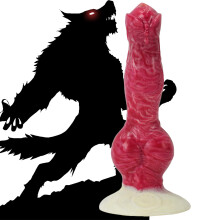 Animal Dildo Wolf Dildo With Strong Suction Cup Realistic Silicone 21 cm Scarlet Sex Toy For Men And Women