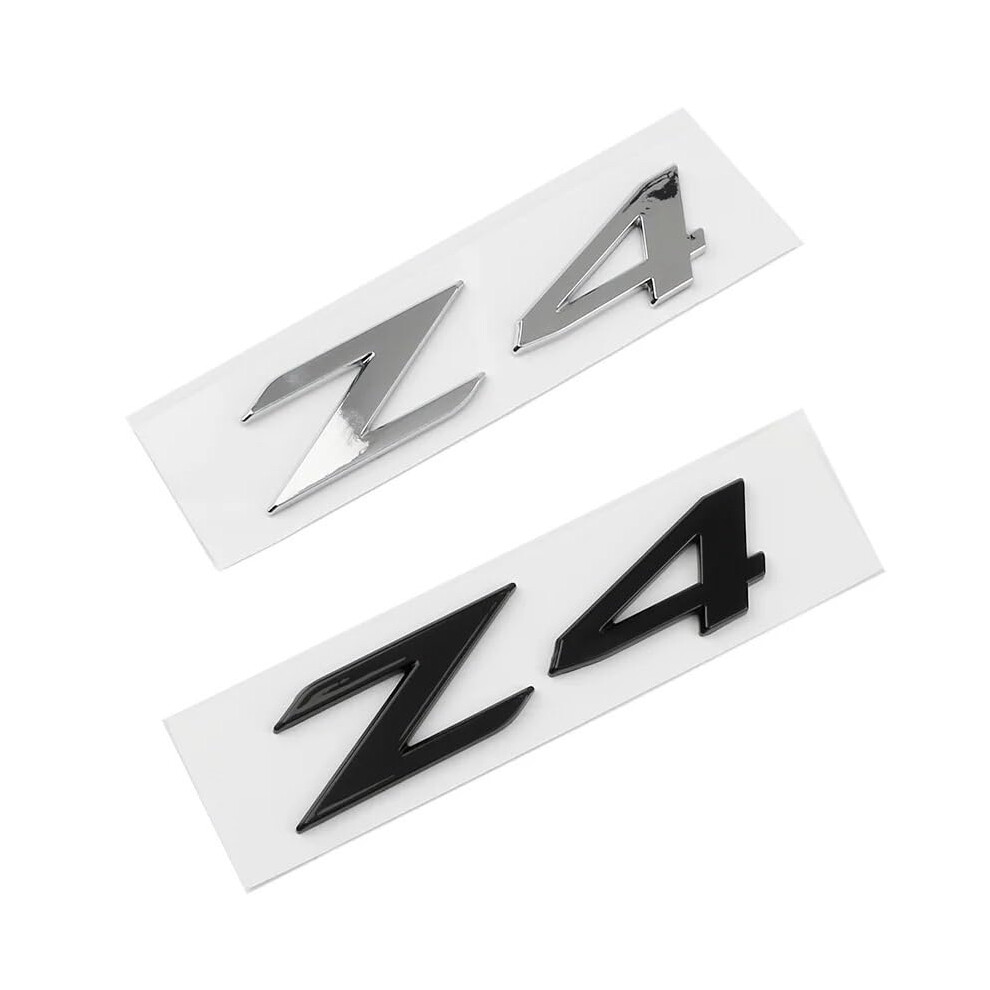 Car Rear Trunk Boot Letters Words Logo Badge Emblem Decoration Decals Sticker For Bmw Z4 E85 E86 E89 G29 Z4 Black 9084446975468