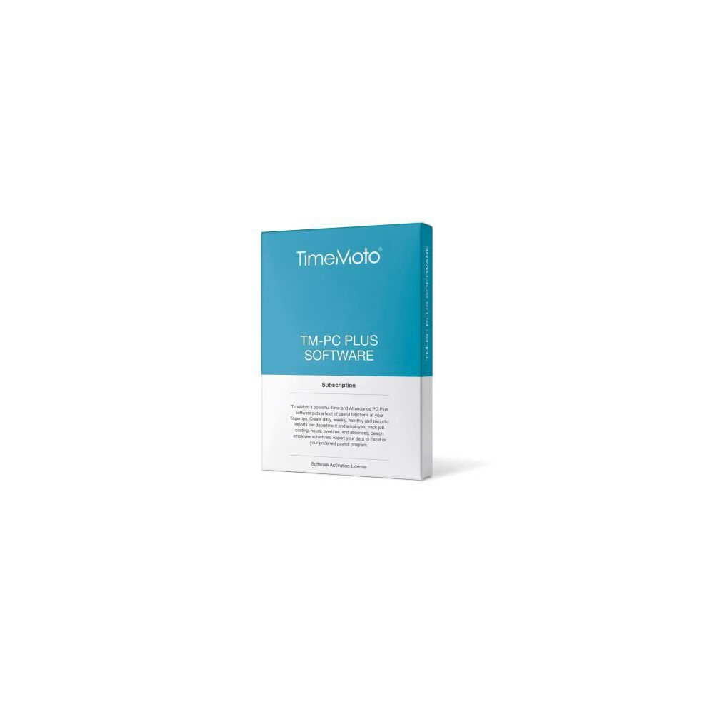Software TM-PC Plus Software de tiempo y asistencia para PC con Windows