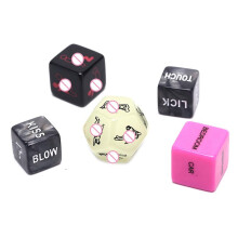Glow In The Dark Sex Dice Set Of 5 For Adult Games And Parties, Compatible With Sex Toys, Vibrators And Dildos