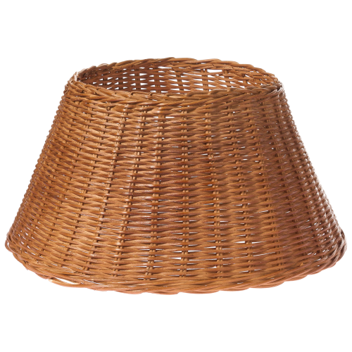 Beliani Christmas Tree Collar FLOCON Rattan Natural 47 cm