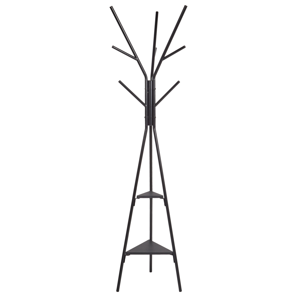 Beliani Coat Stand Wray Black