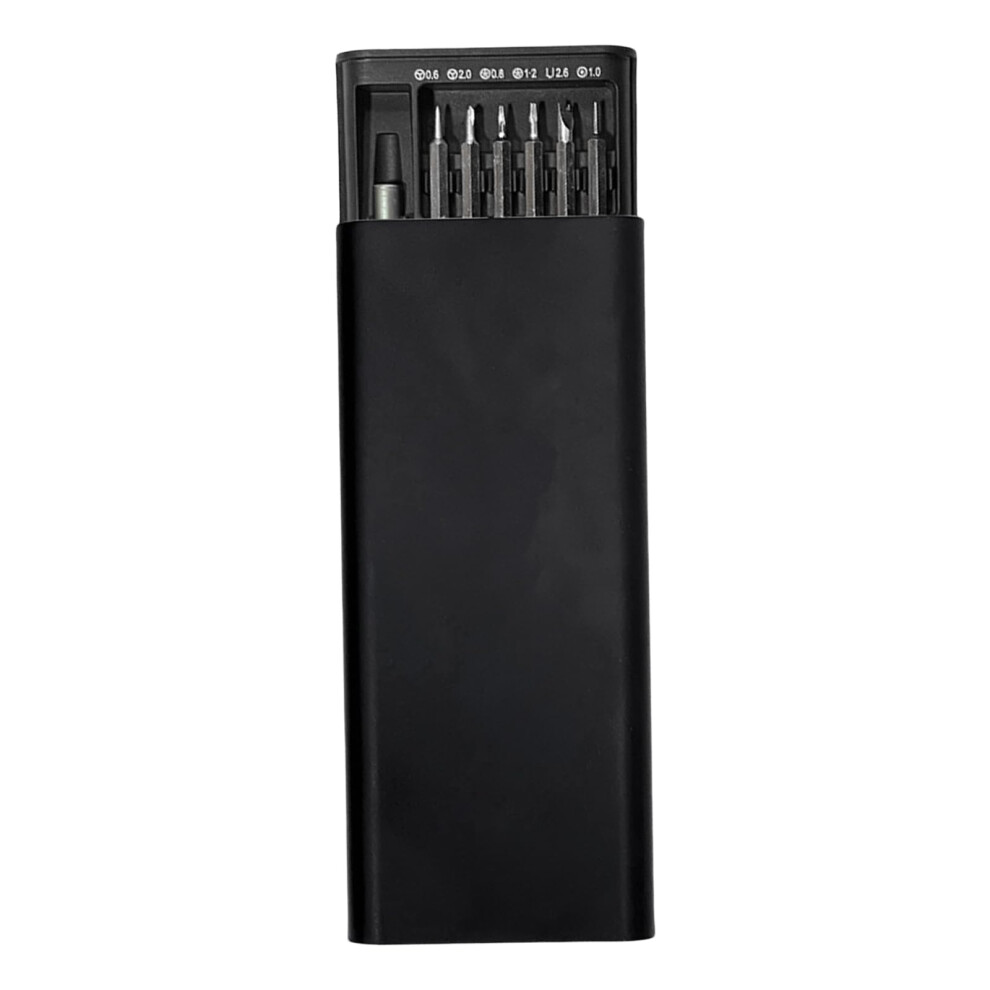 Multipurpose 25 In 1 Small Precisions Screwdriver Set With Aluminum Handle And Case For Craft Enthusiasts 9393856796922