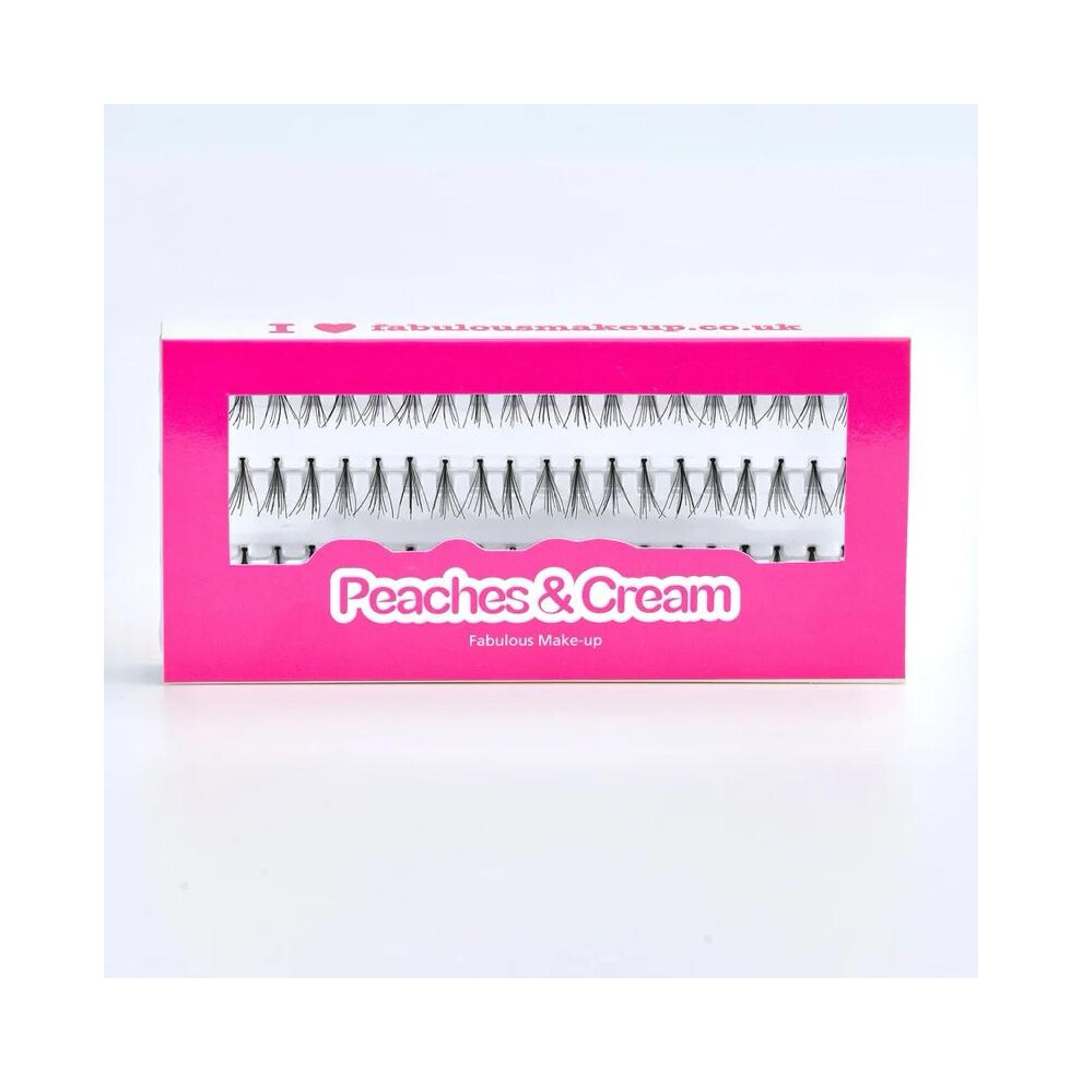 Cream (10Mm Individual) Peaches & False Eyelashes