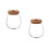 2Pcs Creative Clear Glass Propagation Vases Home Desktop Hydroponic 6
