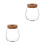 2Pcs Creative Clear Glass Propagation Vases Home Desktop Hydroponic 4