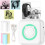 Mini Thermal Printer Portable Bluetooth Inkless Printer For Photos, Receipts, Notes, Memos, Labels Green 2
