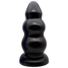 Anal Plug Oversized Butt Plug Huge Soft Black Dildo Masturbator For Adults