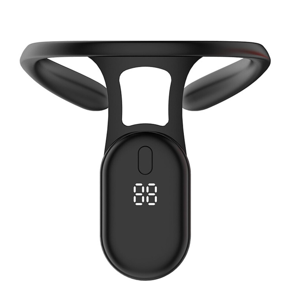 Black Postures Corrector With Sensors And Vibrations Reminder For Men And Women Hunchback Back Straightener