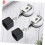 Snooker Billiards Chalk Bag 2-Pack, Retractable Clips, Iron Chalk Holder, Random Style 2