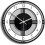 Silent Wall Clock, 11 inch Non Ticking Acrylic Irregular Round Wall Clock with Battery Operated 1
