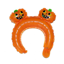 50 Pieces/Pack Inflatable Christmas Balloon Headband 8 Design Hair Clasp DecorPumpkin